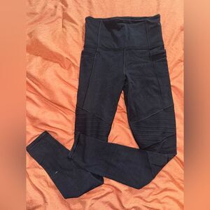 Athleta moto Black Leggings